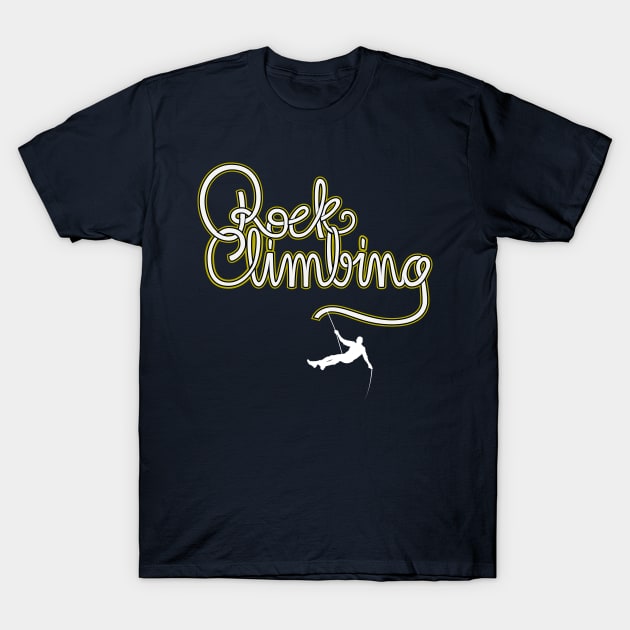 Rock letters T-Shirt by gripclimbing